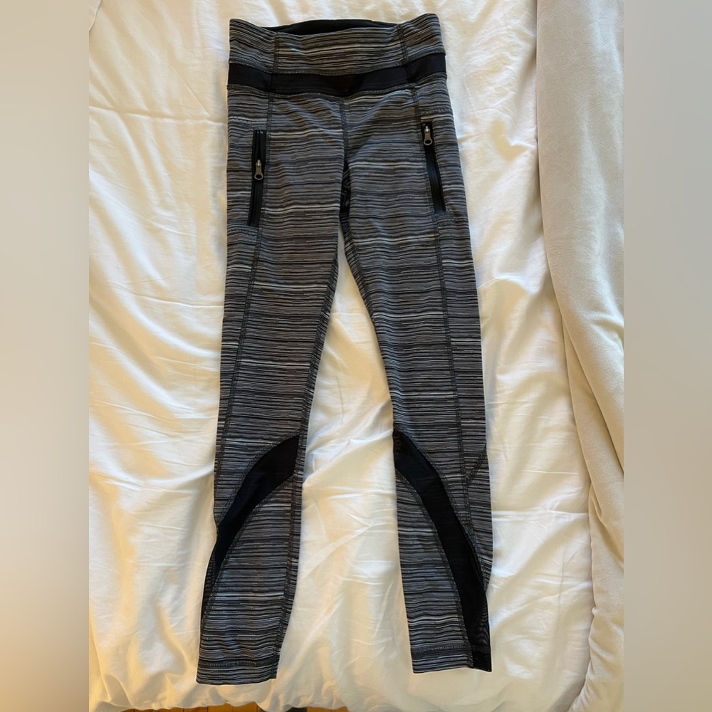 Lululemon stripe leggings size 2
